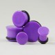 Plug acrylique néon violet